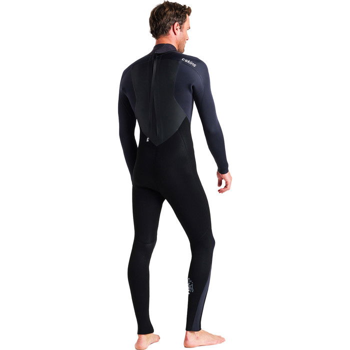 2024 C-Skins Mens Legend 4/3mm Back Zip Wetsuit C-LE43MBZ - Black / Anthracite